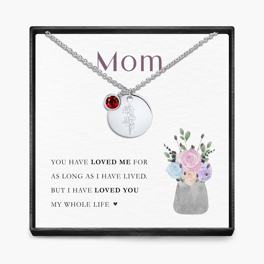 Mijn Hele Leven - Maandsteen Hanger Ketting
