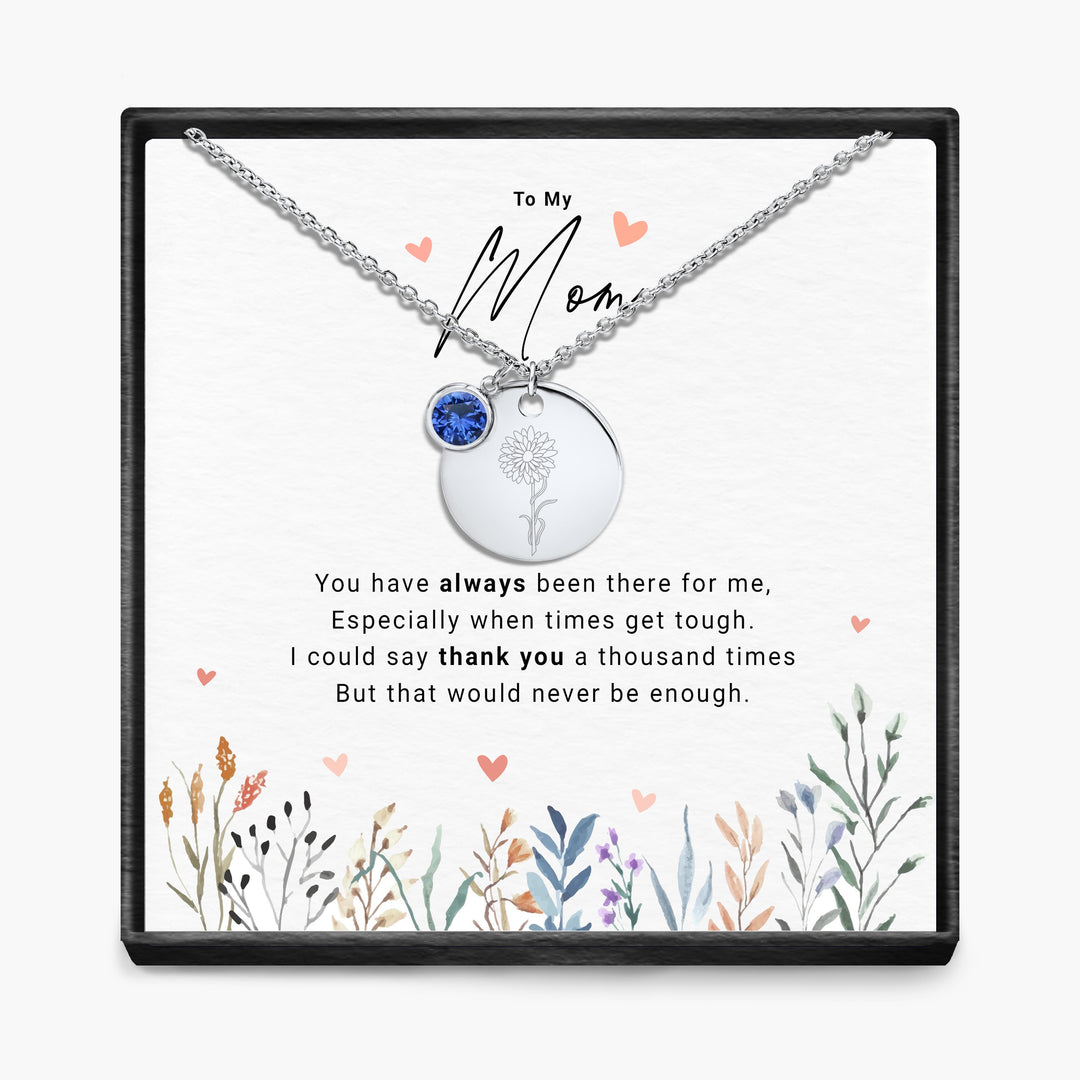 Duizendmaal Dank - Maandsteen Hanger Ketting