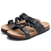 Arden Gevlochten Kurk Comfort Sandalen