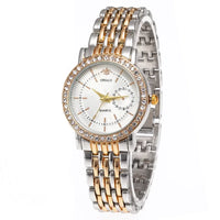 Horloge met kristallen rand