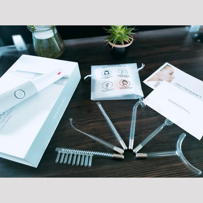 Hoogfrequente gezichtsbehandeling