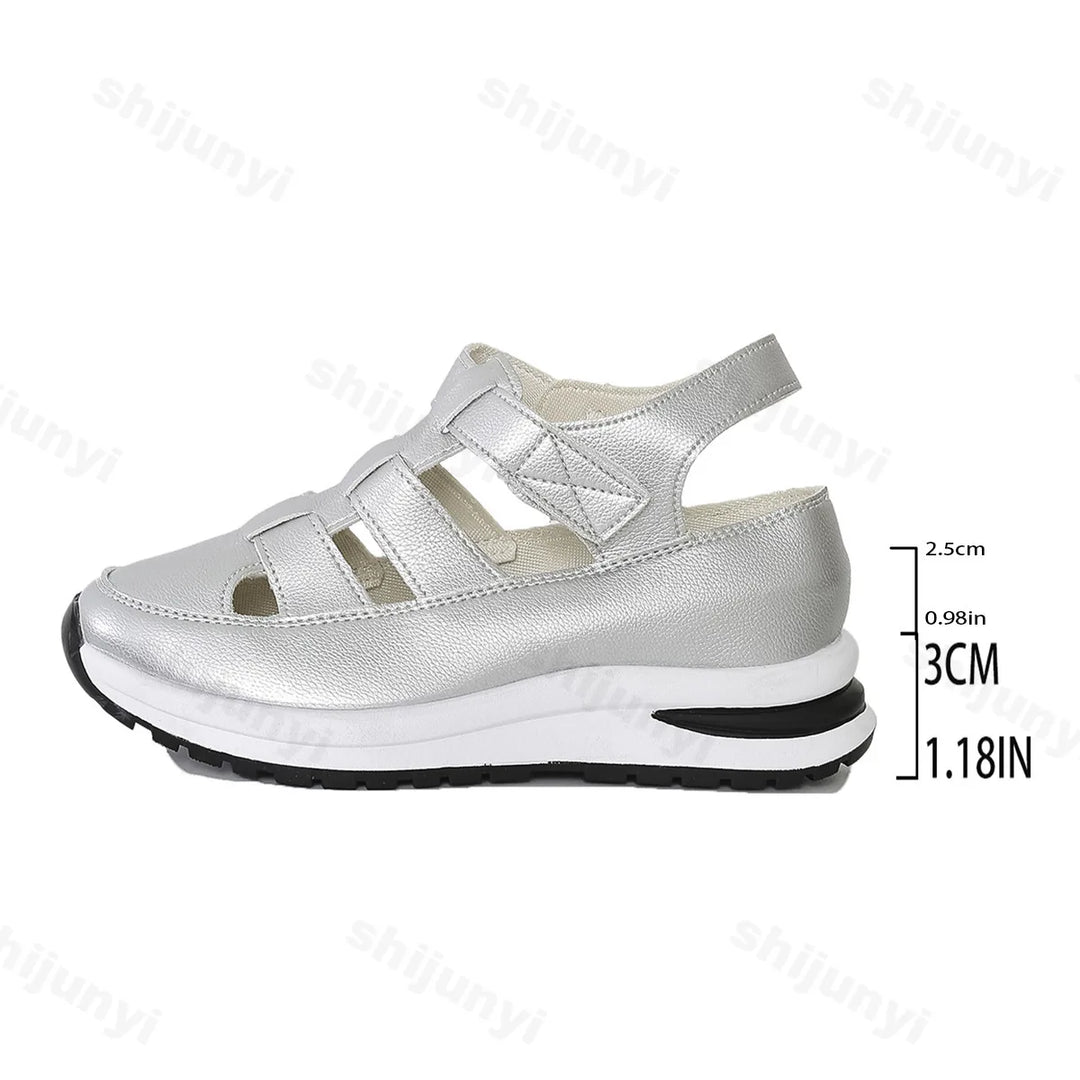 Solenne Casual Plateau Sandalen