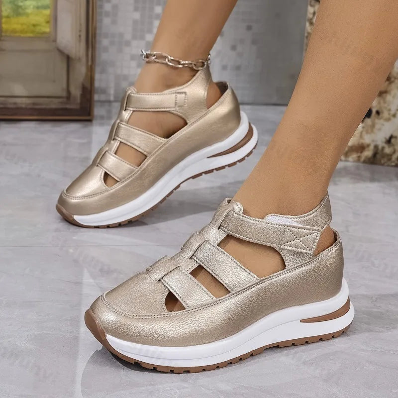 Solenne Casual Plateau Sandalen