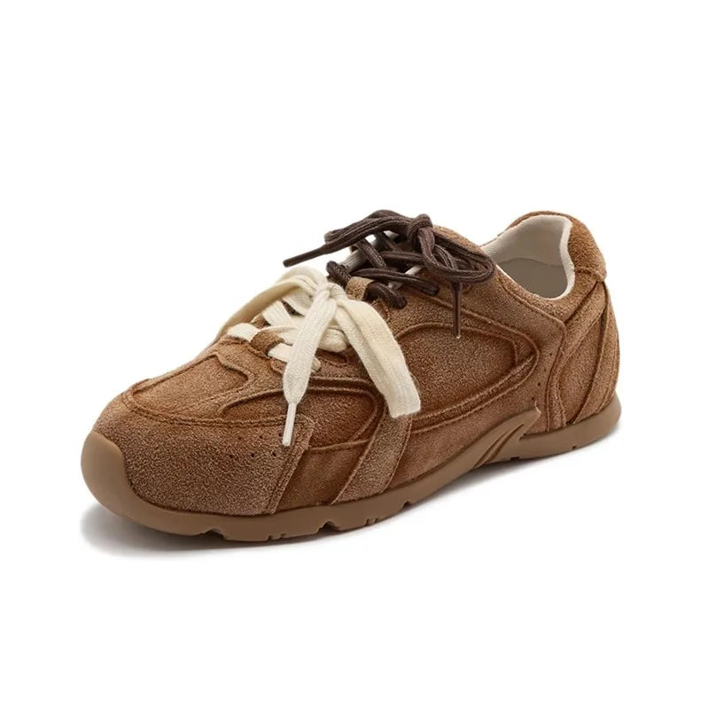 Suède sneakers voor dames, casual 