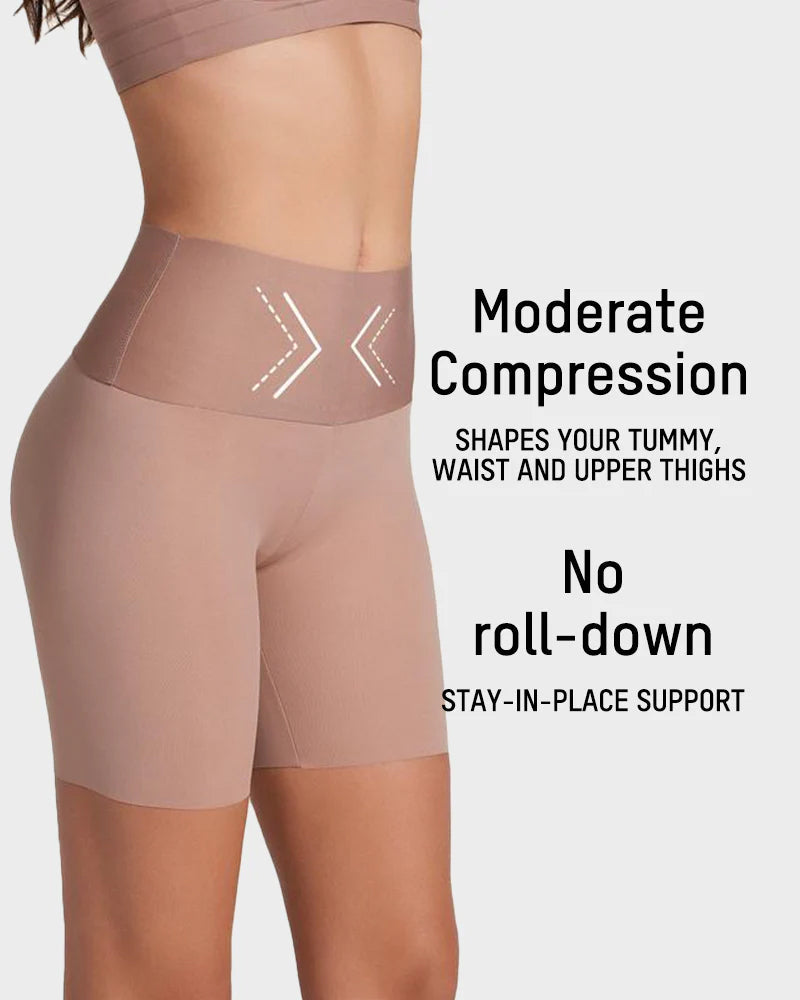 Lichtgewicht Afslankende Hoge Taille Yoga Shorts