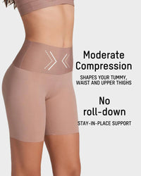 Lichtgewicht Afslankende Hoge Taille Yoga Shorts
