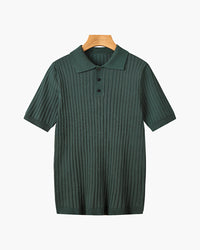 Arezzo Polo Shirt van geribd katoen