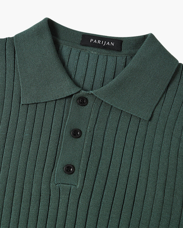 Arezzo Polo Shirt van geribd katoen
