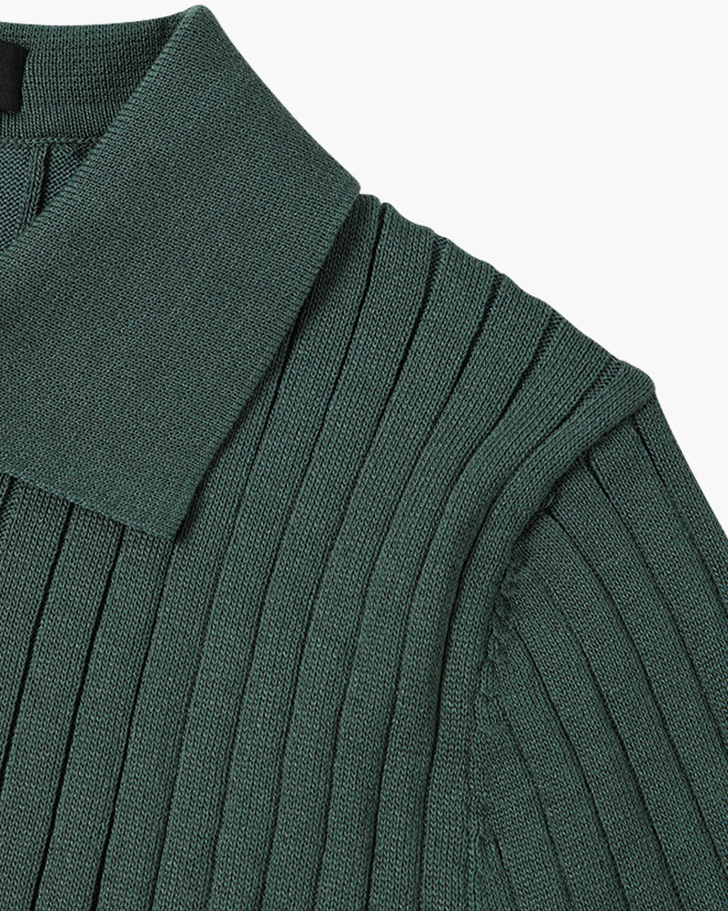 Arezzo Polo Shirt van geribd katoen