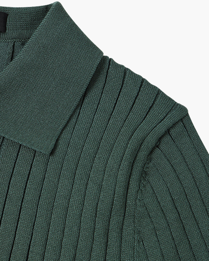 Arezzo Polo Shirt van geribd katoen