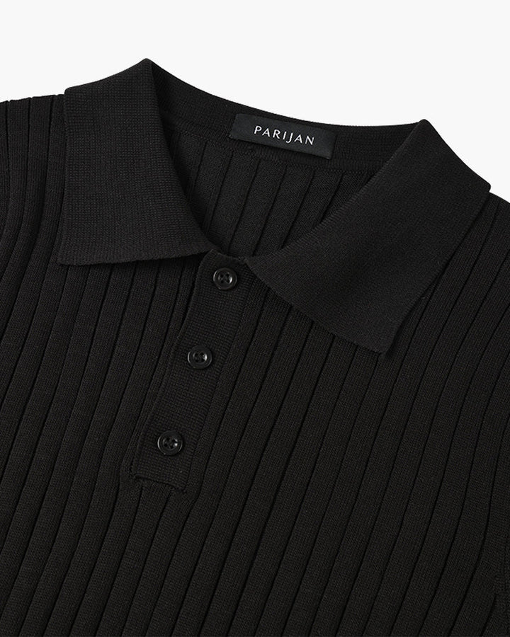 Arezzo Polo Shirt van geribd katoen