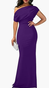 Elegante Mouwloze Off-shoulder Nauwsluitende Lange Formele Avondjurk