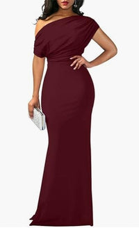 Elegante Mouwloze Off-shoulder Nauwsluitende Lange Formele Avondjurk