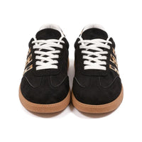 Samba Retro zwarte sneakers met luipaardprint