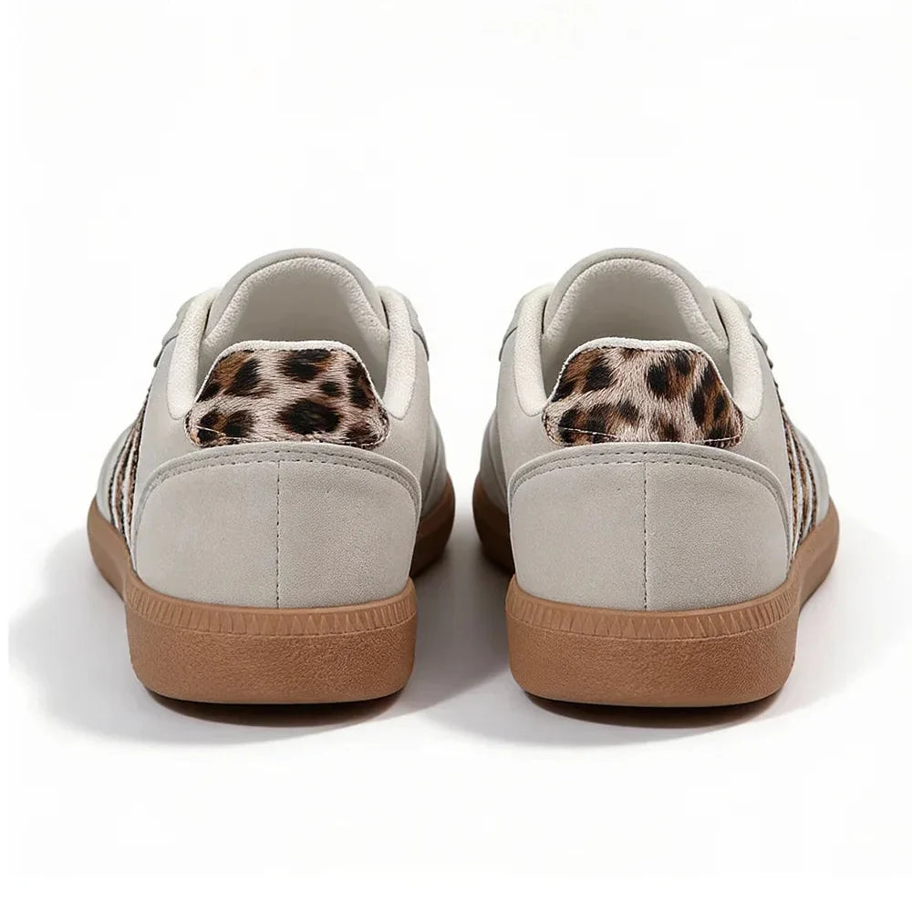 Samba Retro Luipaard Grijze Sneaker