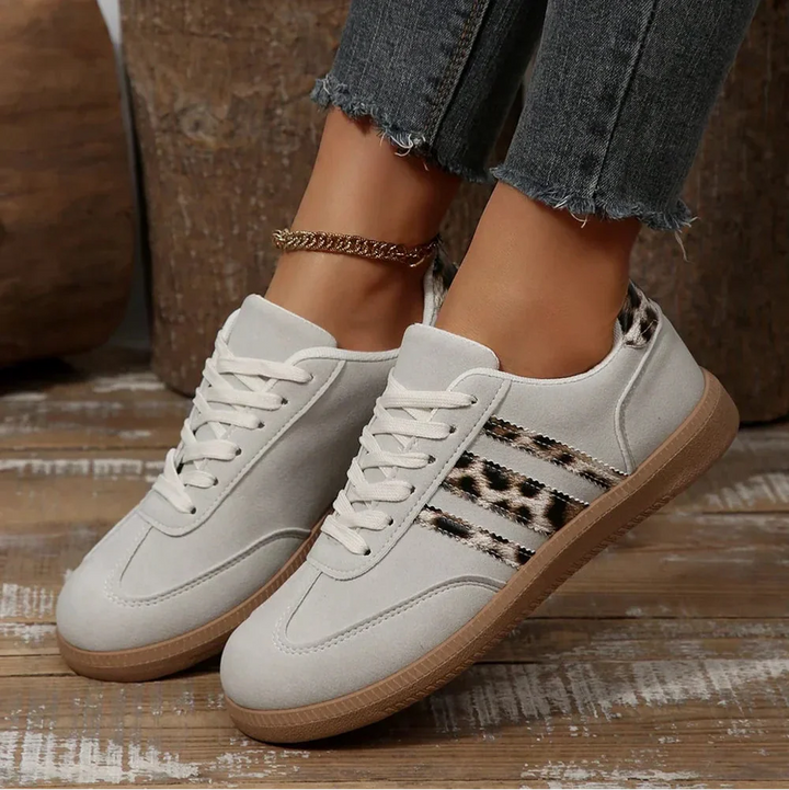 Samba Retro Luipaard Grijze Sneaker