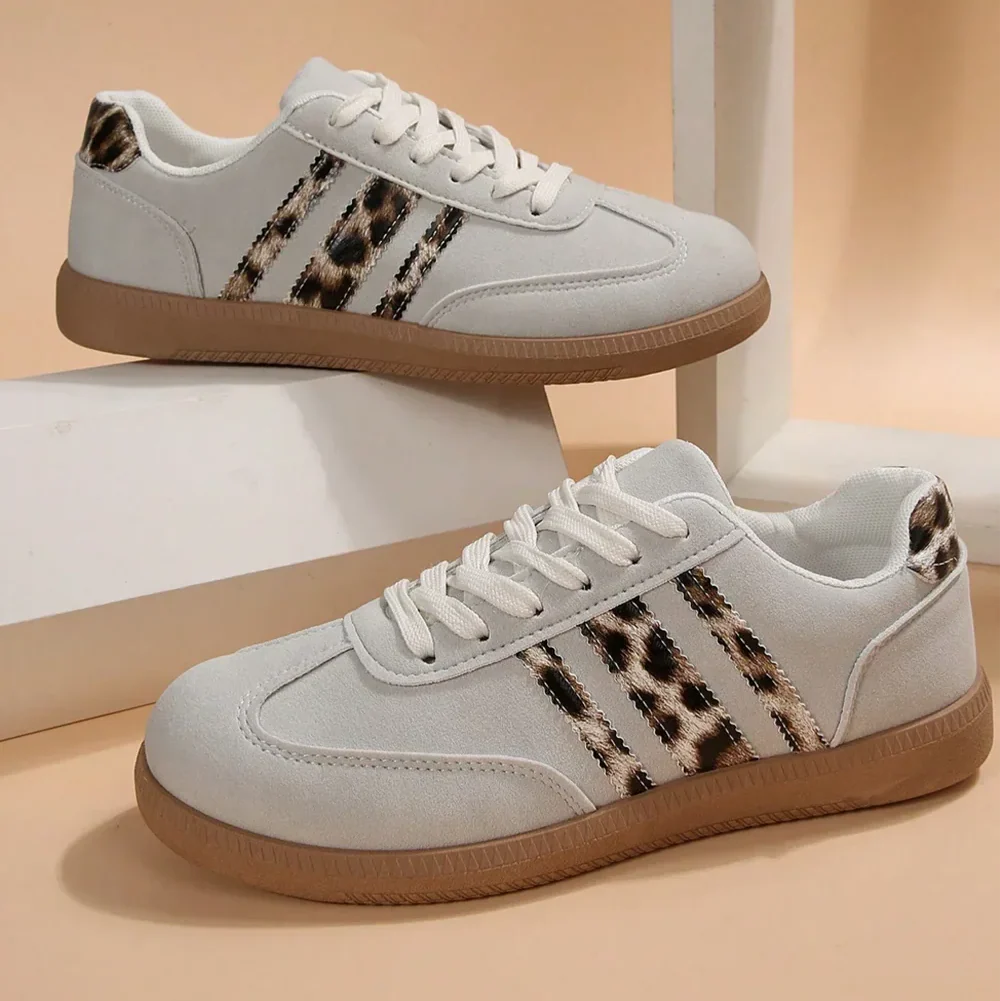 Samba Retro Luipaard Grijze Sneaker