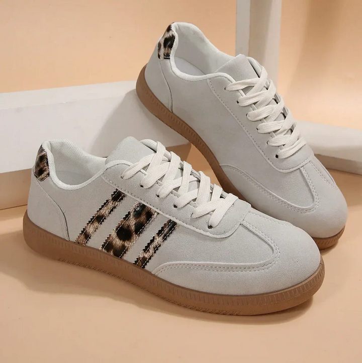 Samba Retro Luipaard Grijze Sneaker