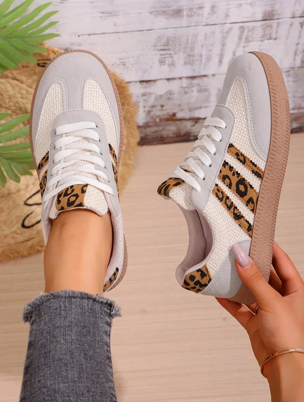 Limited Edition Samba Retro Luipaard Sneakers