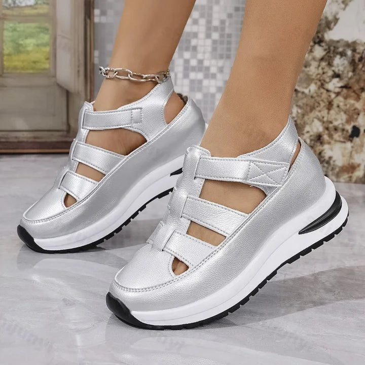 Solenne Casual Plateau Sandalen