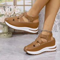 Solenne Casual Plateau Sandalen