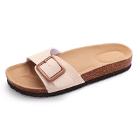 Elira – Minimalistische Kurken Slippers