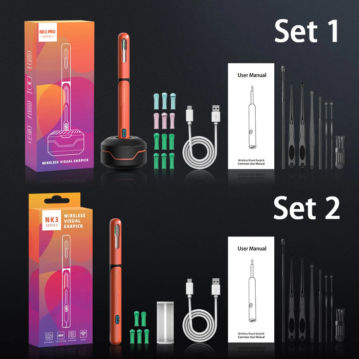 Oorreiniger camera set