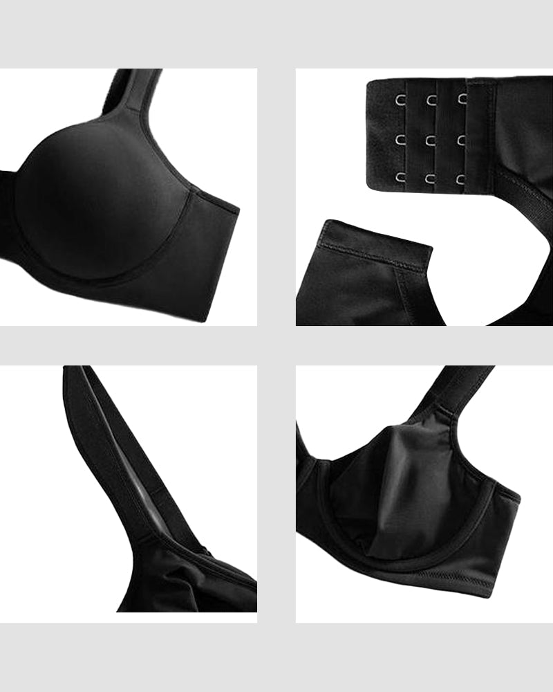 Zachte Plus Size Niet-voorgevormde Full Coverage Minimizer Beha