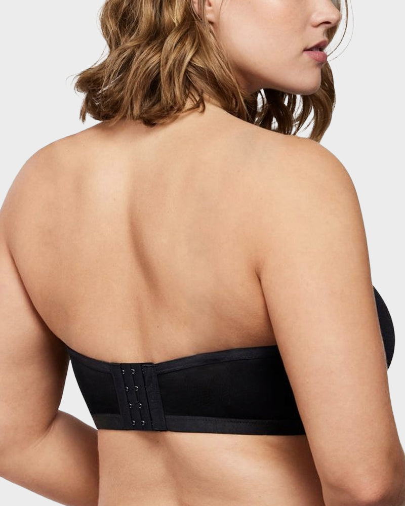 Strapless Mesh Balconette Beha met Beugel