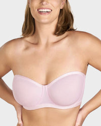 Strapless Mesh Balconette Beha met Beugel