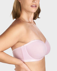 Strapless Mesh Balconette Beha met Beugel