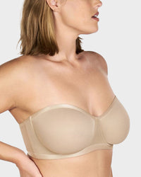 Strapless Mesh Balconette Beha met Beugel