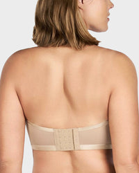 Strapless Mesh Balconette Beha met Beugel