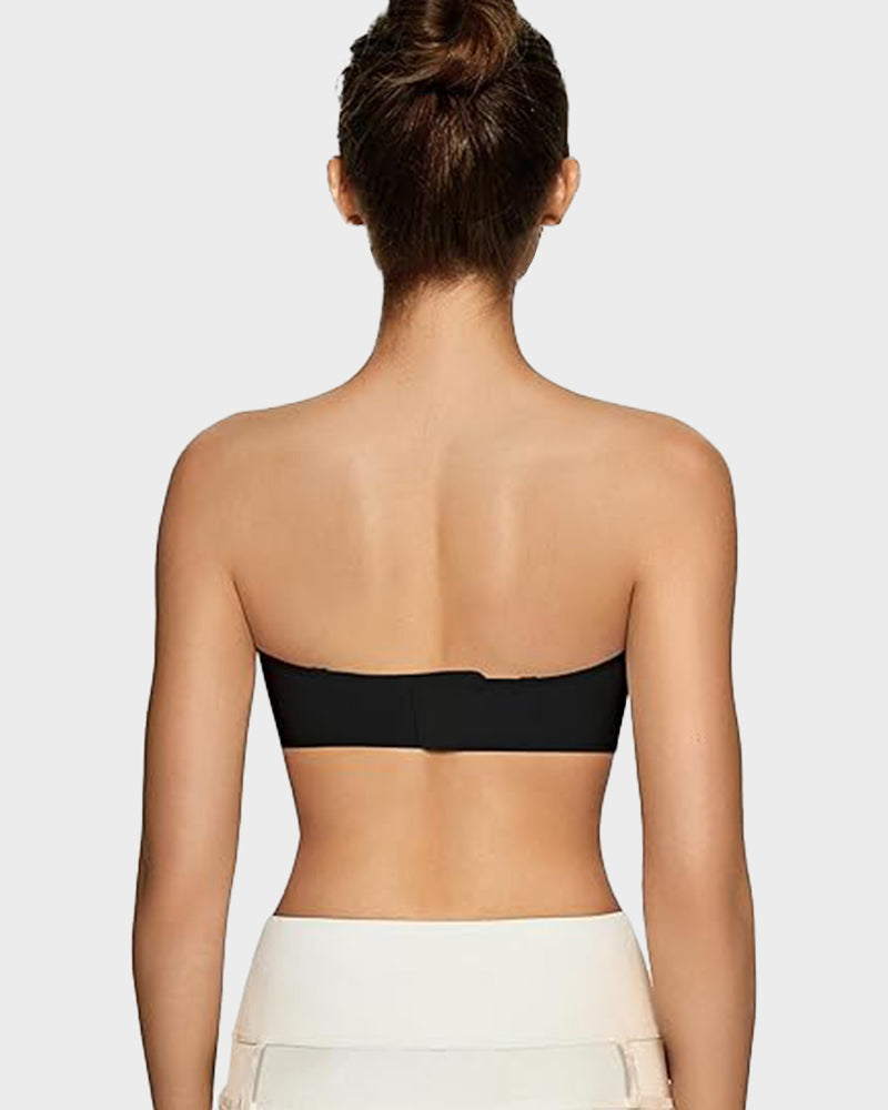 Strapless draadloze voorgevormde bandeaubeha