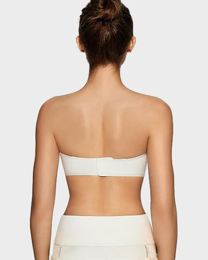 Strapless draadloze voorgevormde bandeaubeha