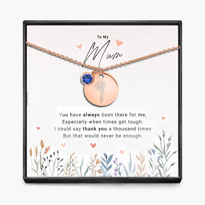 Duizendmaal dank - Geboortemaand Hanger Ketting