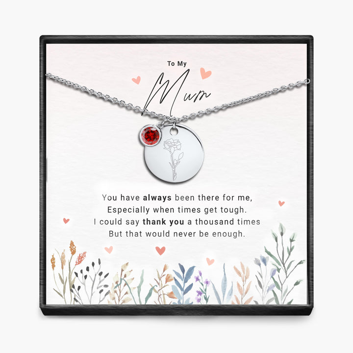 Duizendmaal dank - Geboortemaand Hanger Ketting