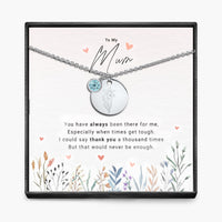 Duizendmaal dank - Geboortemaand Hanger Ketting