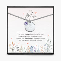 Duizendmaal dank - Geboortemaand Hanger Ketting