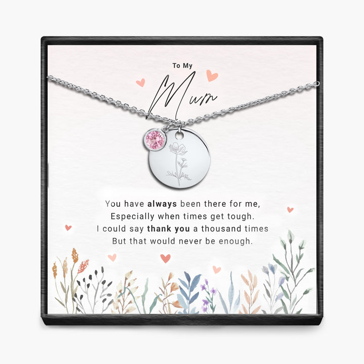 Duizendmaal dank - Geboortemaand Hanger Ketting