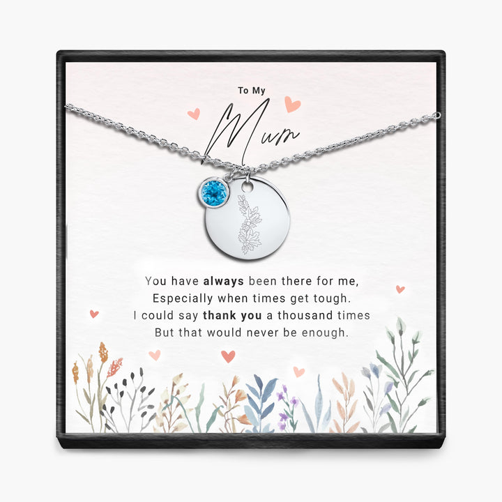 Duizendmaal dank - Geboortemaand Hanger Ketting