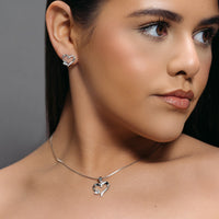 Jubileum - Sterling Zilveren Heilig Hart Ketting - 5 Kleuren