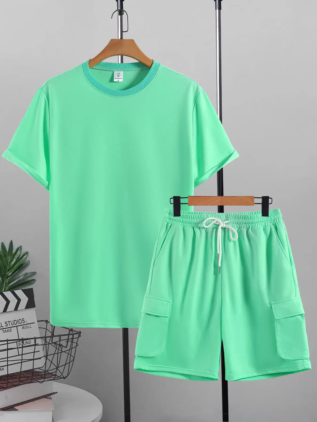 Tweedelige Set Zwart Lente