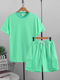 Tweedelige Set Zwart Lente