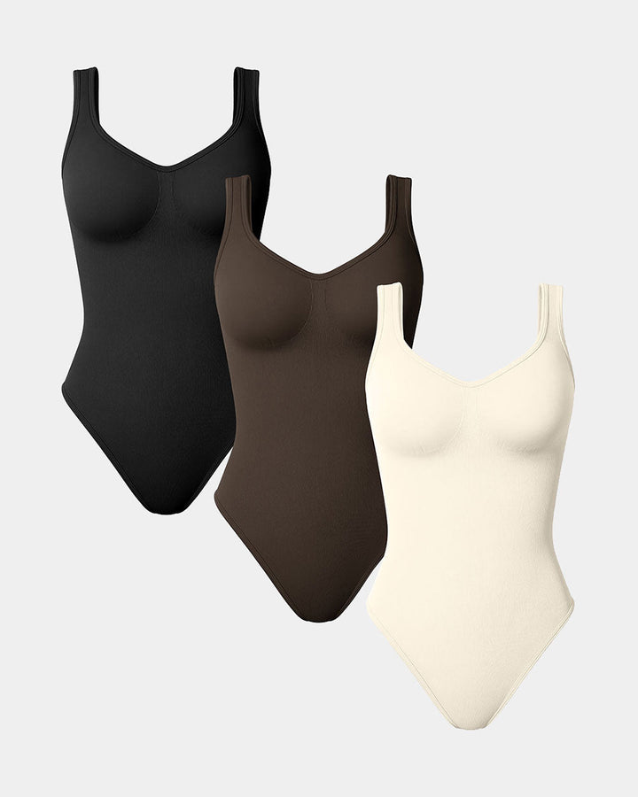 Bodysuit met brede bandjes, elegant model