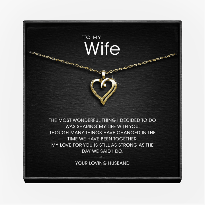 Aan mijn vrouw - Liefdeshartketting