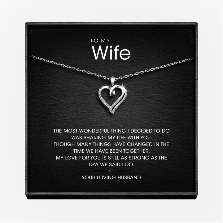 Aan mijn vrouw - Liefdeshartketting