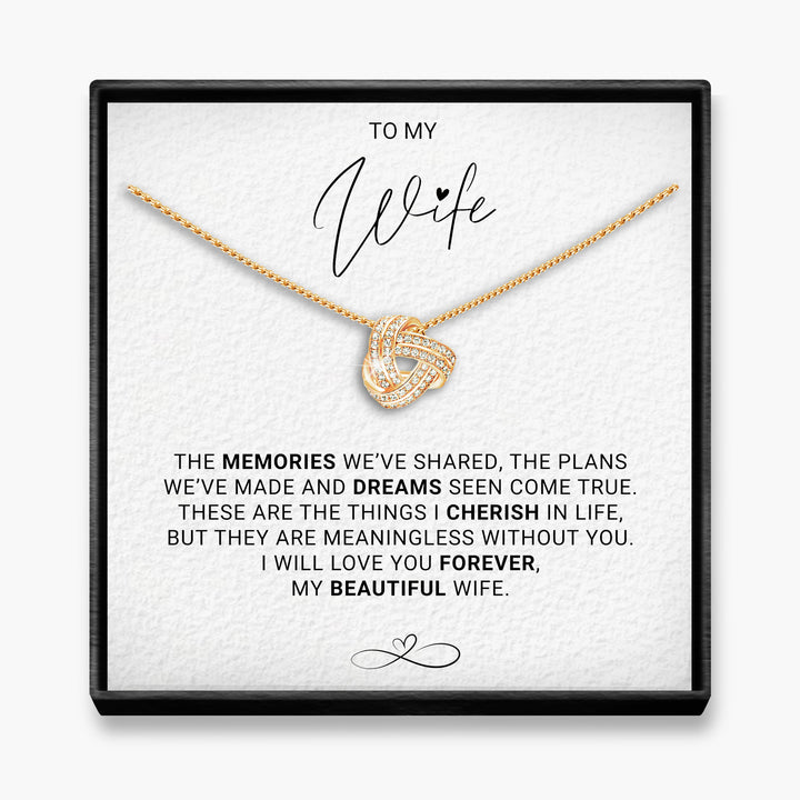 Gedeelde herinneringen - Vrouw Infinity Knoop Ketting