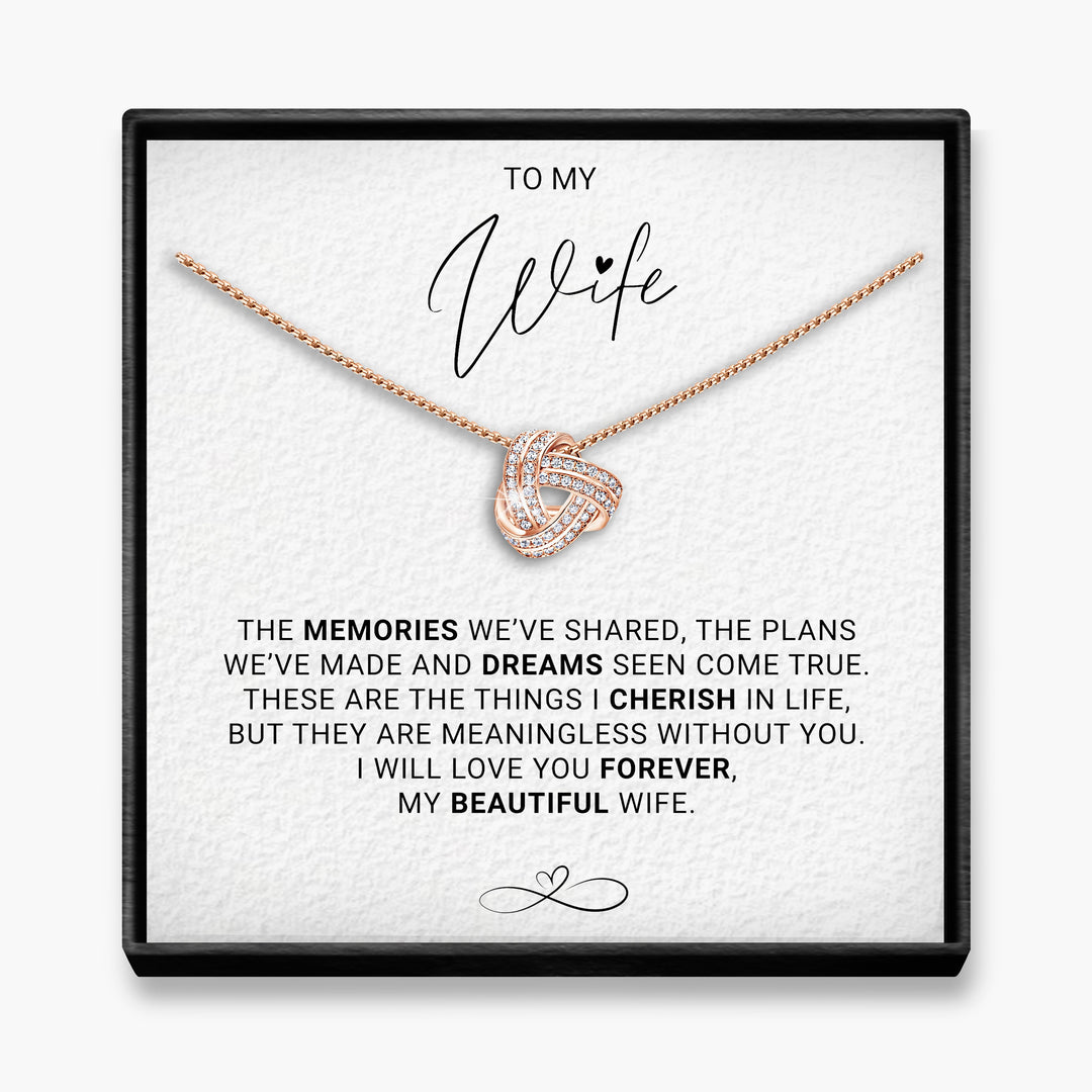Gedeelde herinneringen - Vrouw Infinity Knoop Ketting