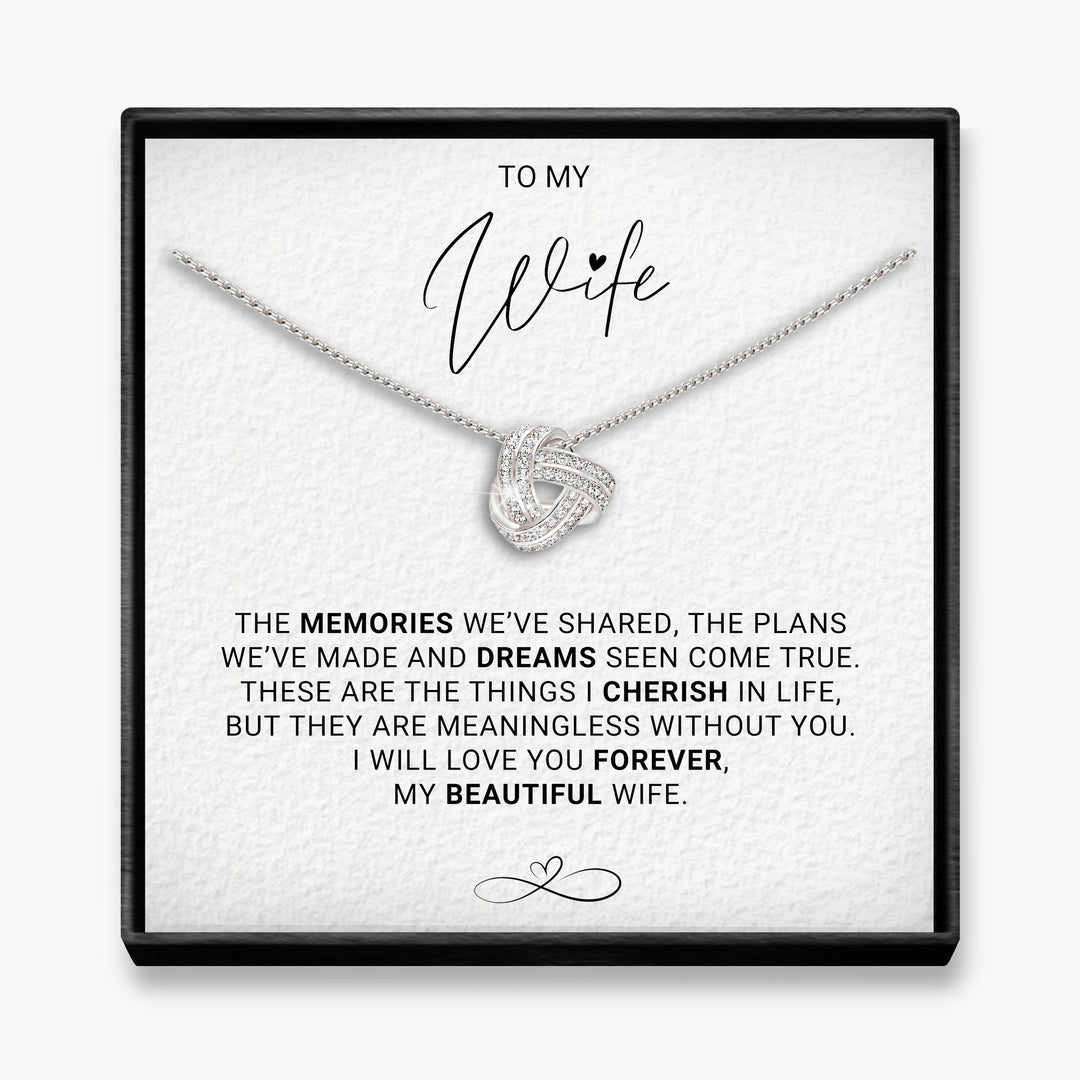 Gedeelde herinneringen - Vrouw Infinity Knoop Ketting